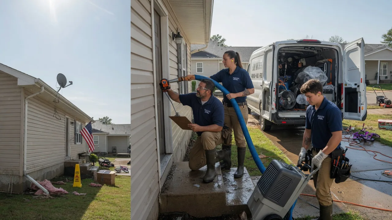 Ceiling Water Damage Restoration in Rougon, LA near me